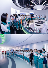 校企联合丨广州开元学校科普研学团参观洁特生物！