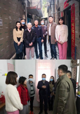 洁特生物前往永和新庄社区探望困难群众