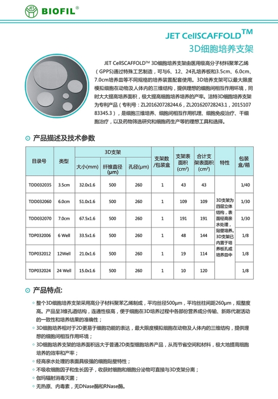 3D细胞支架